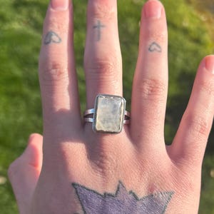 Moonstone ring