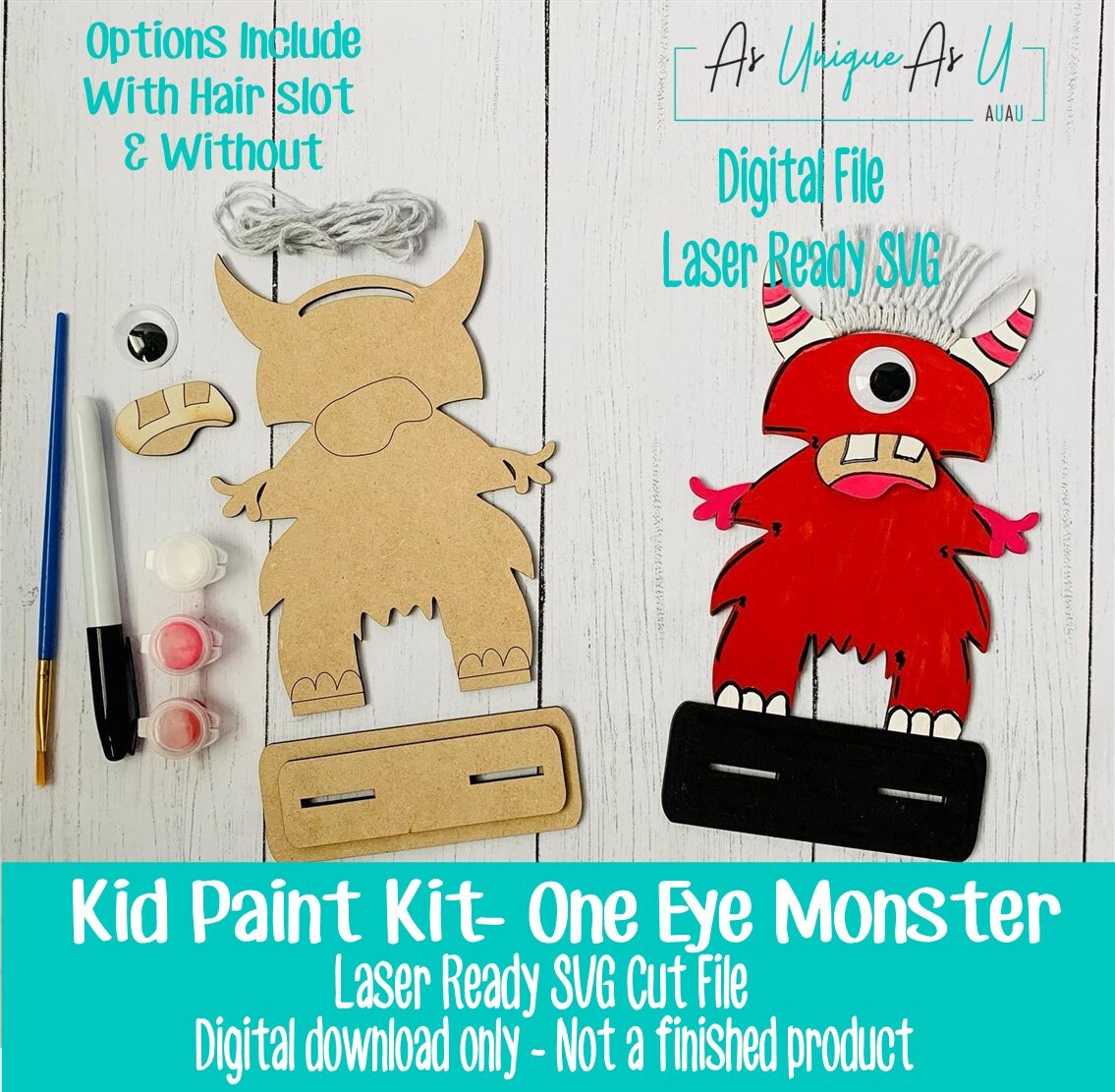 Paint Kit Laser Files Space Kids Kids Painting DIY Kit - The Laser  Collective