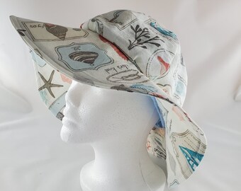 Floppy Fun Beach Sea Life Garden Sun Hat