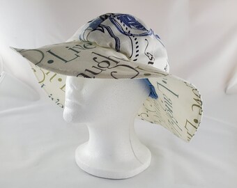Notoriously Nautical Beach Live Laugh Love Garden Sun Hat