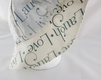 Floppy Live Laugh Love Beach Garden Sun Hat - Etsy display picture 2
