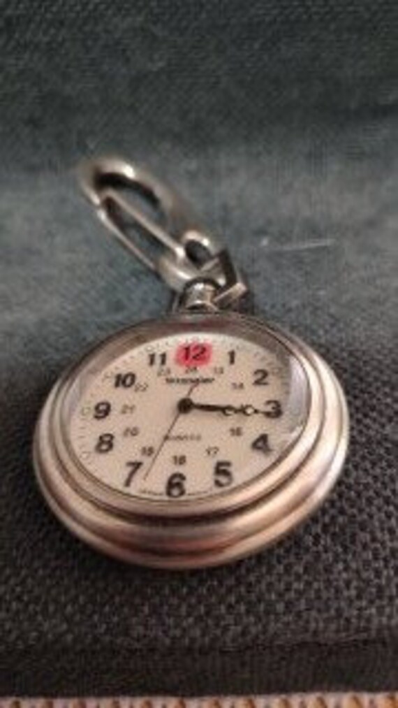 Wrangler pocket watch with belt hasp