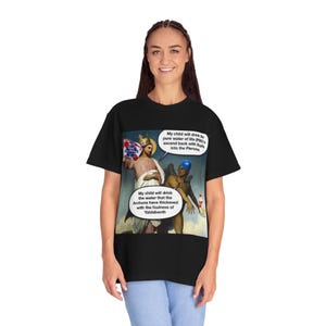 Jesus VS Devil/Demiurge Meme T-Shirt image 8