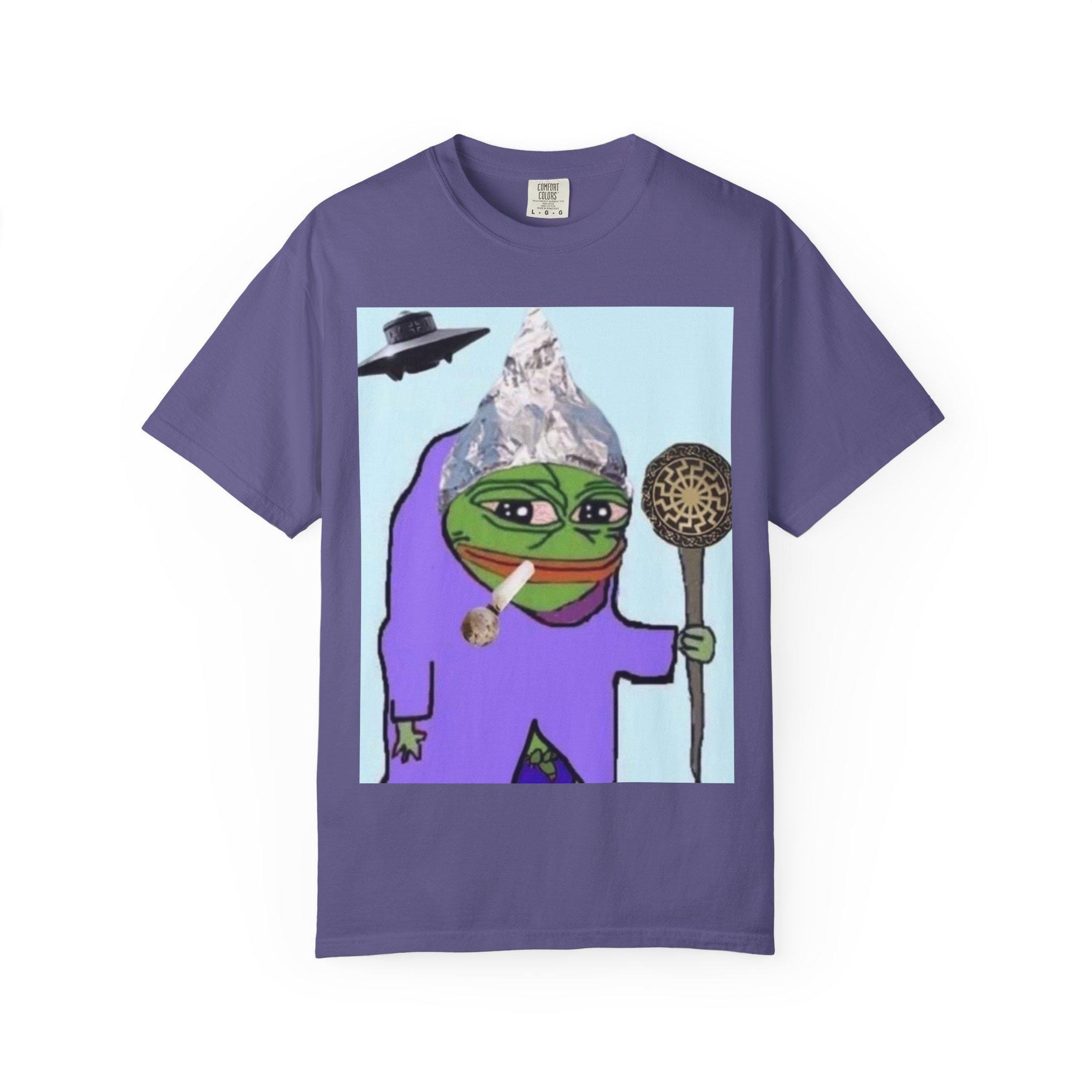 Pepe様 Pepe Schizo/crack Wizard Meme T-shirt - Etsy