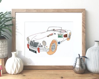 MGA - Ink & collage Illustration