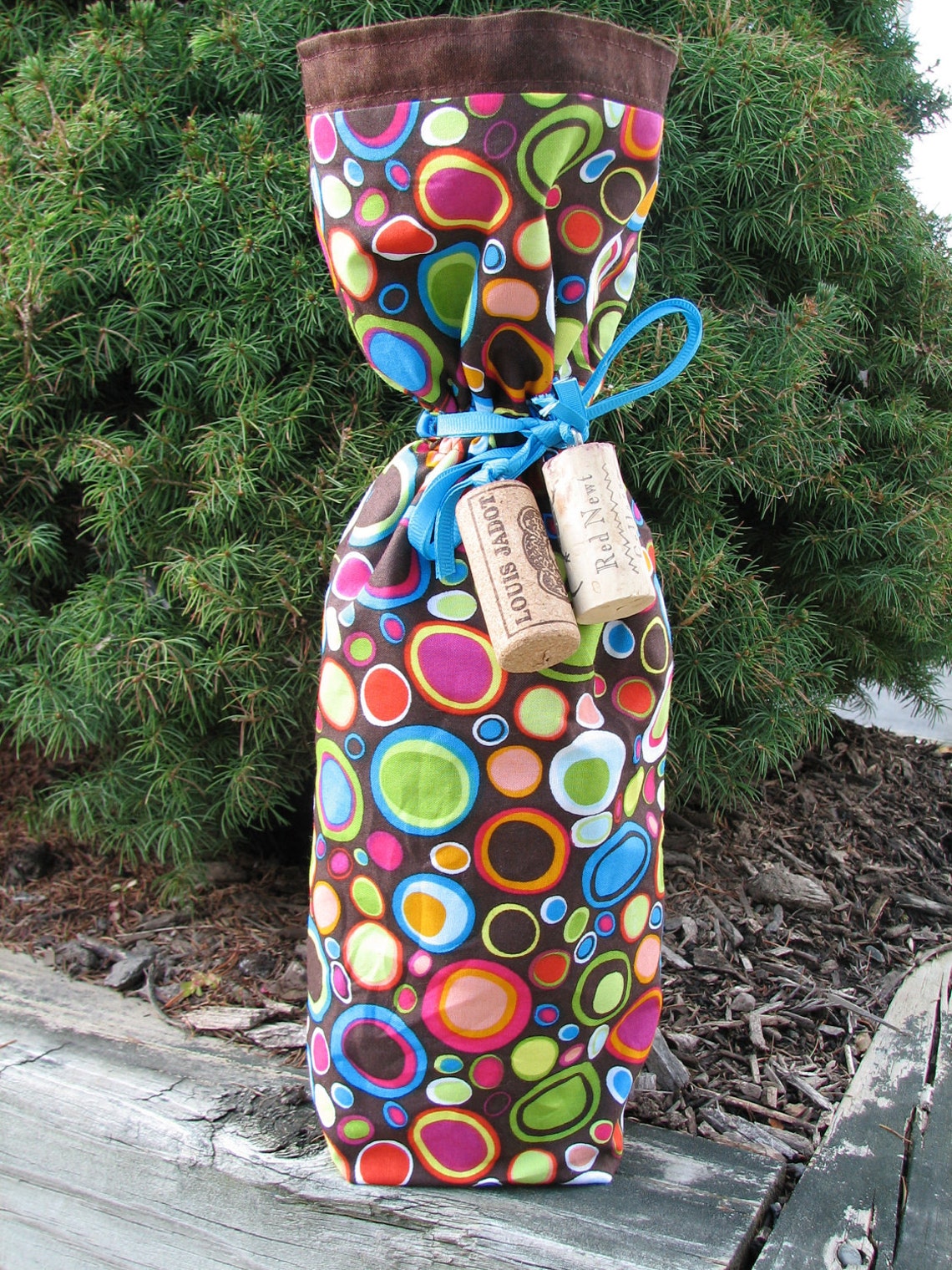 Wine Bottle Bag Pattern Gift Bag Pattern Wine Wine Bottle Etsy wrapping-bag-by-re