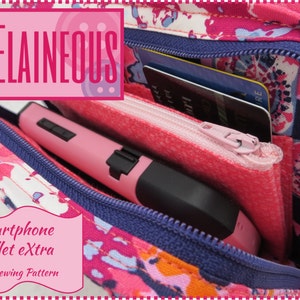 Wallet Pattern, Wallet Sewing Pattern, Wallet eXtra PDF Sewing Pattern