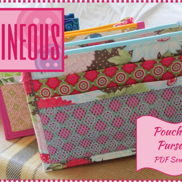 Purse Organizer Pattern, Purse Organizer Insert Pattern, Purse Insert Pattern, Sewing Pattern, PDF Sewing Pattern