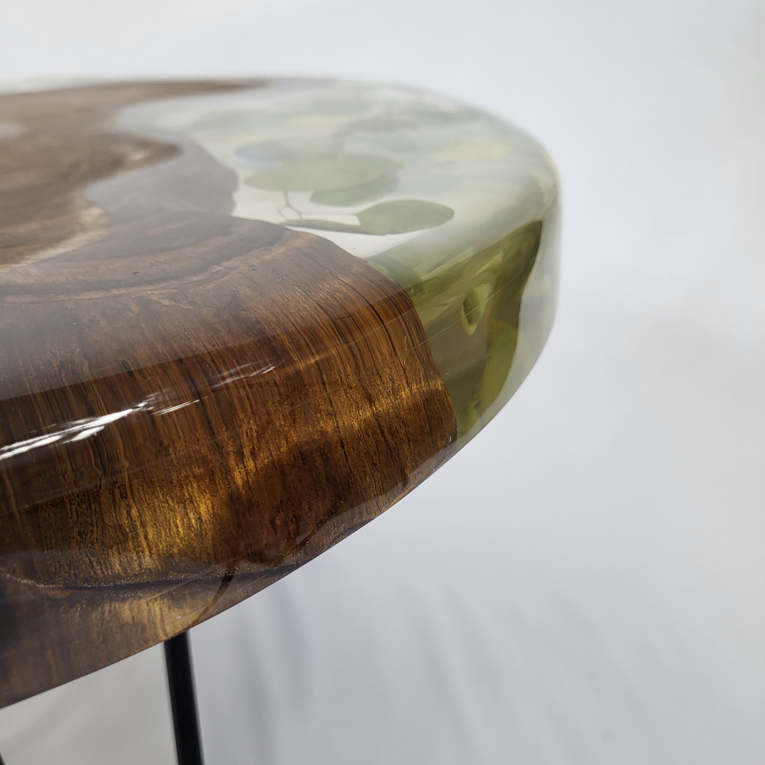 Epoxy Flower Table, Flower Coffee Table, Table With Flower, Floral