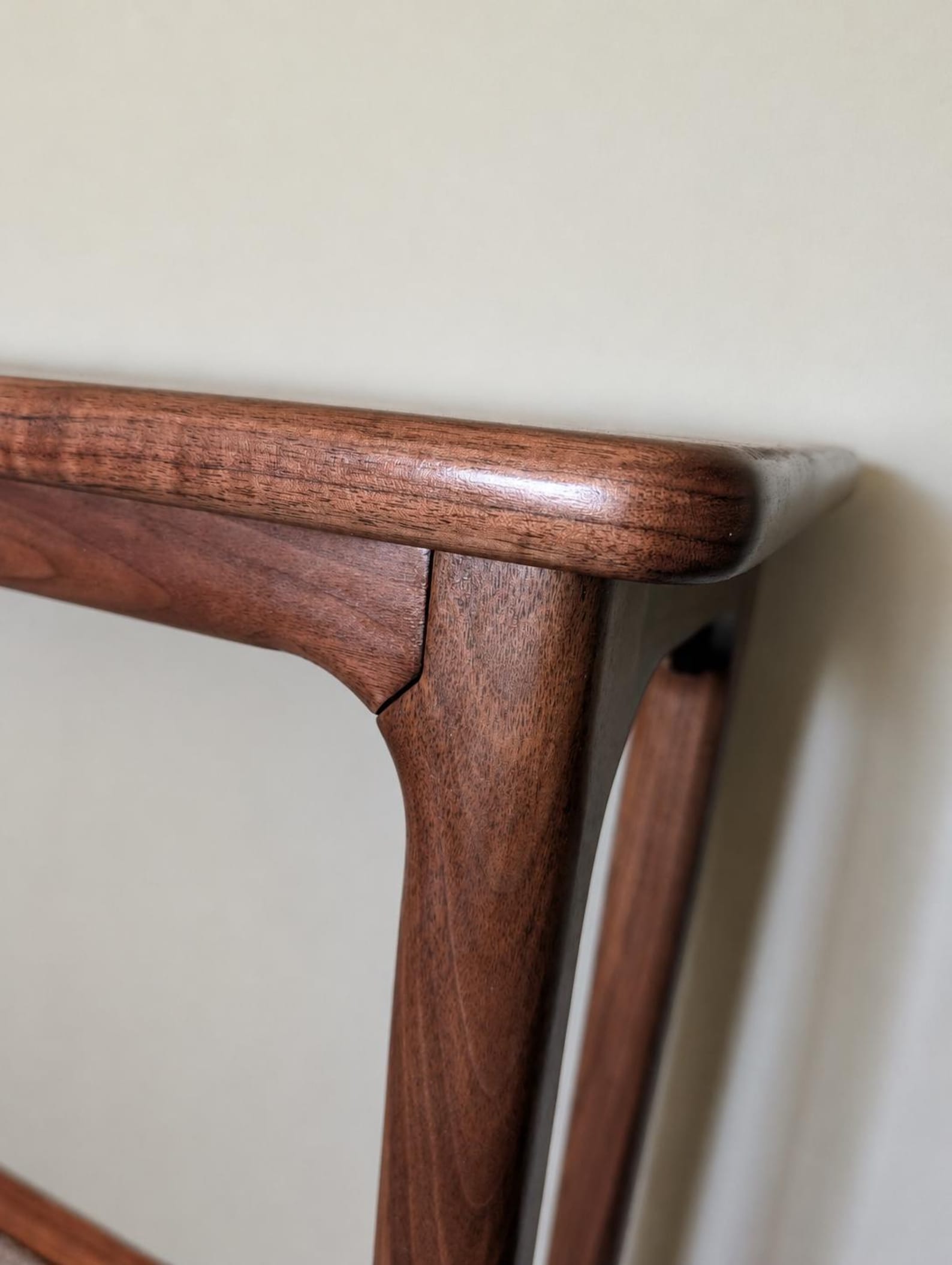 Scandi Entry Table Narrow Scandinavian Design Entryway Table - Solid Walnut Console Table ...