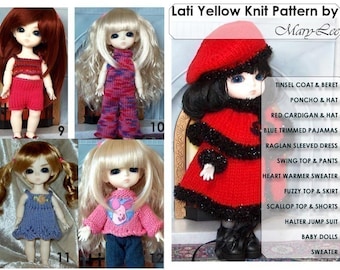 LATI YELLOW Knit Pattern Book PDF Knitting Patterns