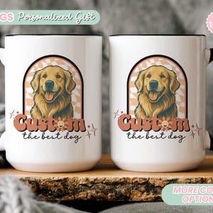 Personalized Pet Mug With Photo, Custom Dog Lover Gift For Him Or Her, Cute Pet Cup, Unique Dog Photo Mug, Emotional Gift For Pet Owner