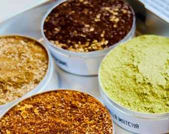 Gourmet Caramel Corn Seasoning Kit: 6 Sweet & Savory Flavors