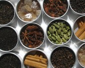 DIY chai tea kit with organic and fair trade spices - set of 15 -  a perfect gift to warm up a tea lover.