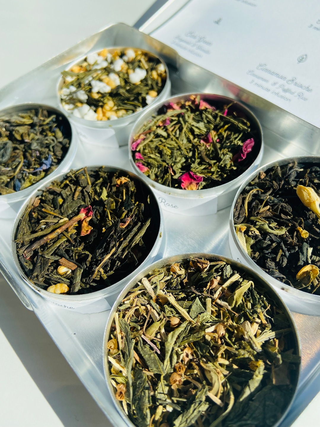 Organic Green Tea Sampler Kit, Perfect for Your Tea Lover Etsy