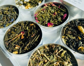 Organic Green Tea Sampler: Herbal Tea Gift Set