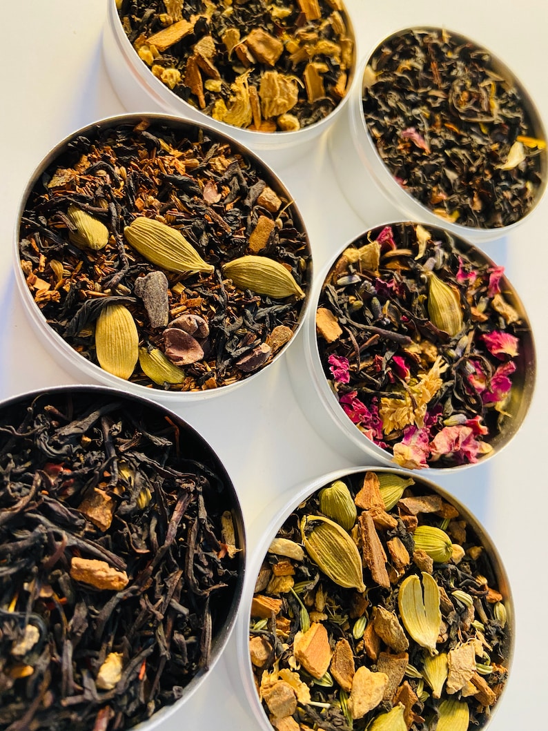 Chai Tea Blends in a Gift Box Organic and Fair Trade Teas and Etsy