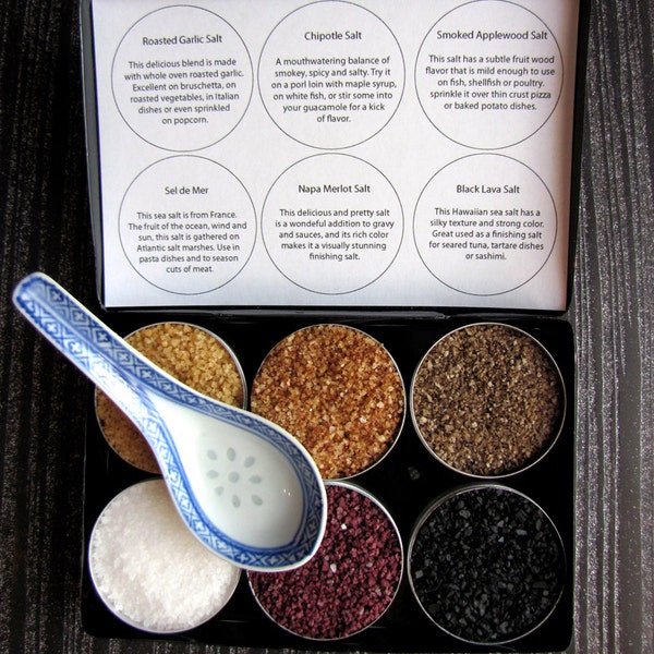 origin sea salts - gourmet seasonings from around the globe - great foodie gift