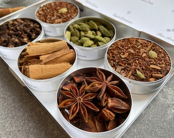 DIY Organic Rooibos Chai Tea Kit: Caffeine-Free Tea Lover Gift