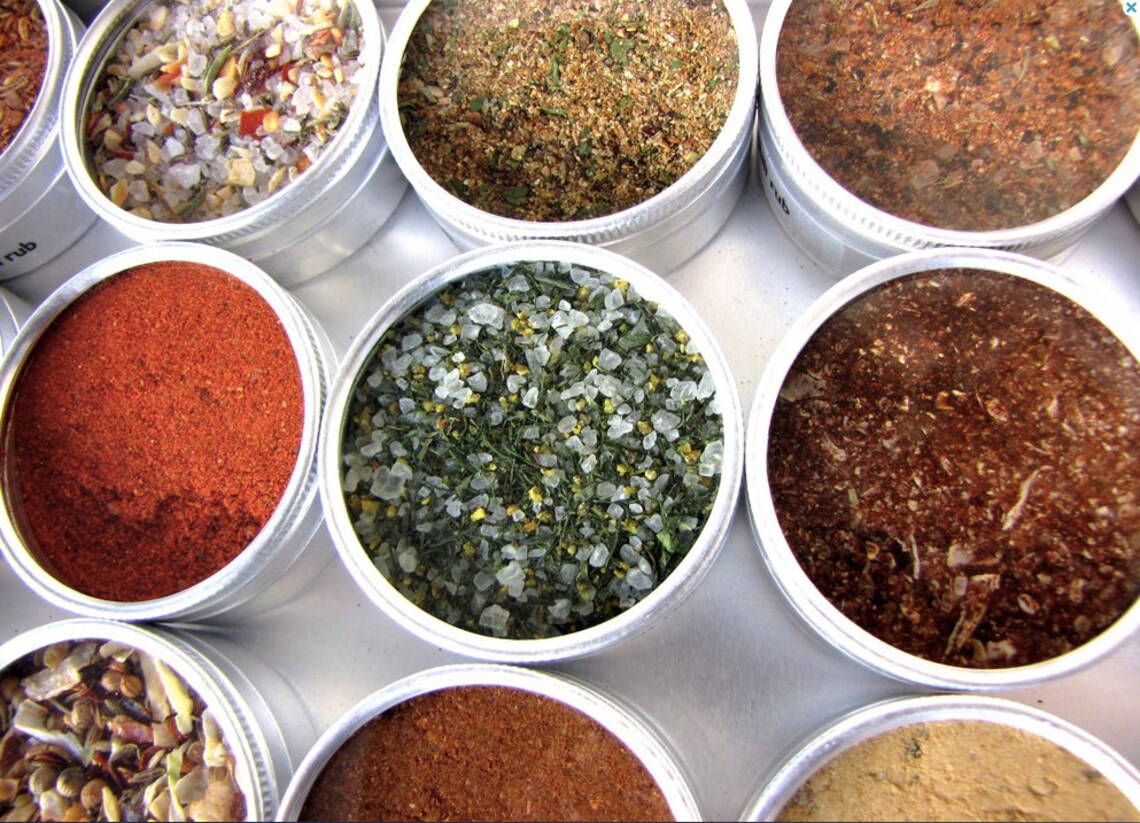 4 Oz Refill Tin of Any of Our BBQ Rub Blends. Etsy