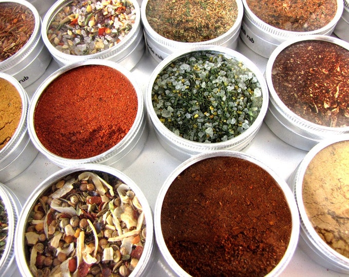 Gourmet BBQ Rub Set: 15 Spice Blends, Grill Master Gift