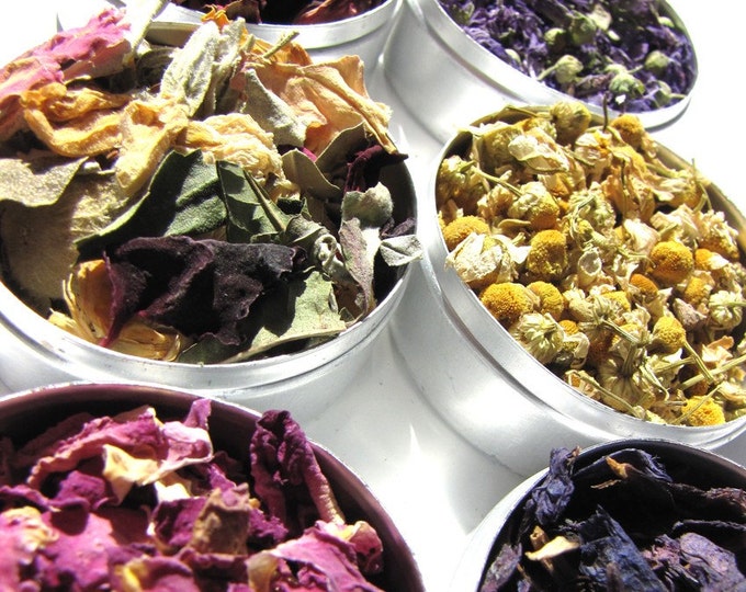 A Restorative and Calming Herbal Tea Kit. Makes a Wonderful Etsy