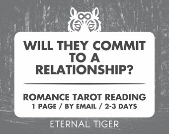 ONLINE TAROT READING: Will they commit to a relationship? // fast psychic reading, tarot advice, affordable tarot, love psychic reading