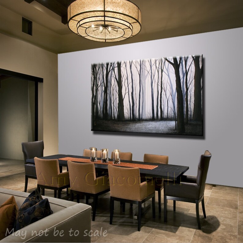 Extra Large Wall Art Modern Landscape Painting Decor... Etsy