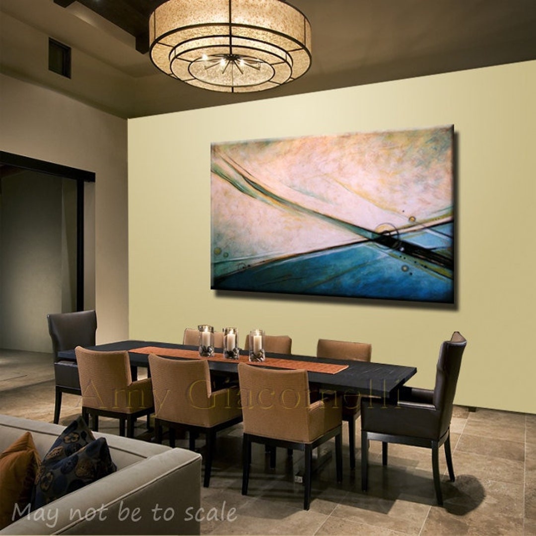 Extra Large Wall Art Paintings Original Contemporary Abstract Acrylic ...