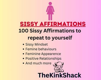 Sissy Affirmations, Sissy Phrases, Femdom Sissy, Affirmations For Sissies, Sissy Sayings, Female Domination,
