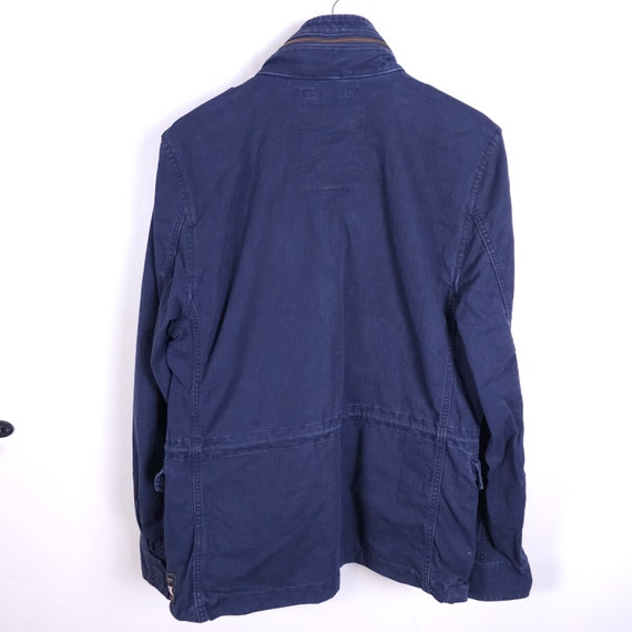 RALPH LAUREN Jacket Small S Blue Denim & Supply Military M65 RALPH LAUREN Jacket Small S Blue Denim & Supply Military M65