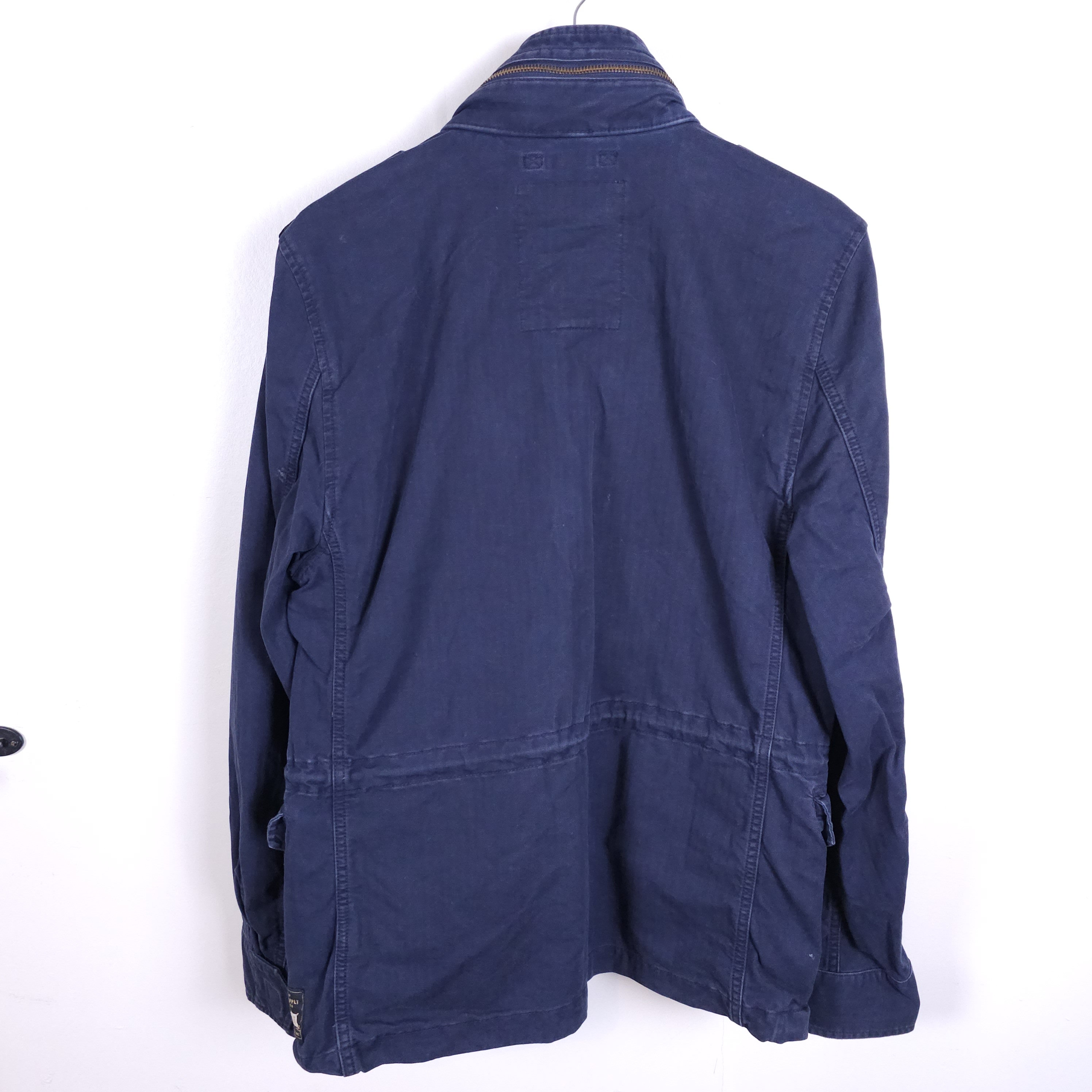 RALPH LAUREN DENIM&SUPPLY ウールモッサ ジャケット Ralph Lauren Denim & Supply Shawl Collar Denim Sailor Anchor