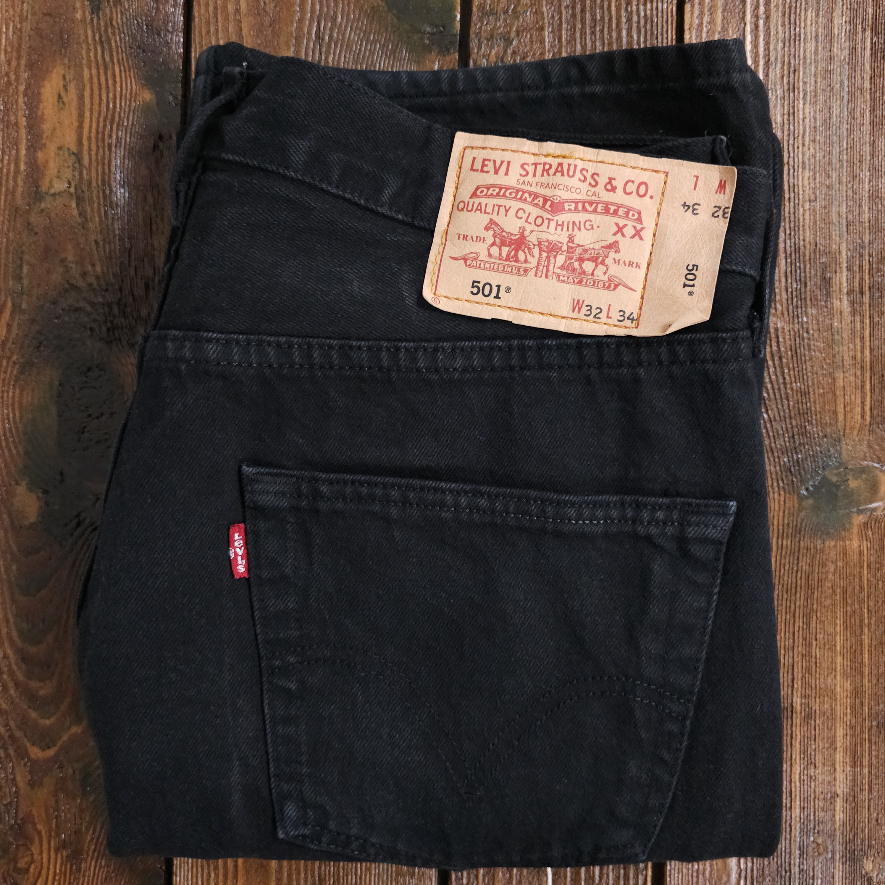 LEVI'S 501xx Jeans W32xl32 Charcoal Black 90's Vintage 1997 LEVI'S 501xx Jeans W32xl32 Charcoal Black 90's Vintage 1997