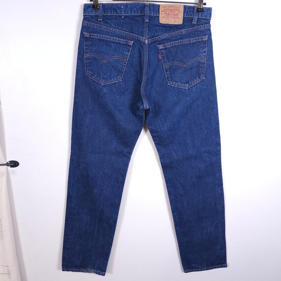 LEVI'S 505xx Jeans 1986 Vintage W34xL32 Slim Fit … - image 8