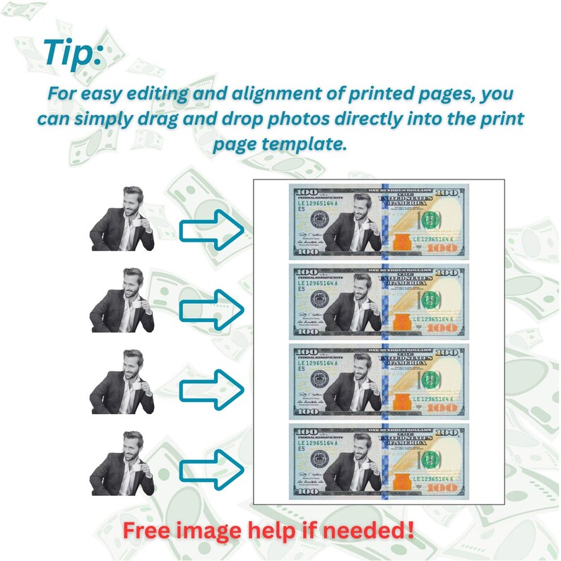 100 Dollar Bill Template, Customizable Canva Money, Editable Design ...
