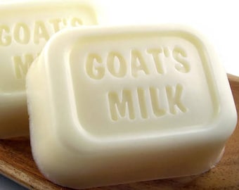 Goat Milk Soap, Natural Unscented Goatmilk Soap, Moisturizing Soap