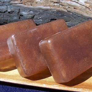 Crackling Fireplace Handmade Soap Bar, Campfire Wood and Smoke Scented Soap image 1