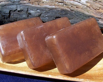 Crackling Fireplace Handmade Soap Bar, Campfire Wood and Smoke Scented Soap