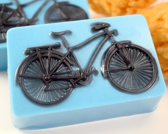 Bicycle Soap Bar, Gift for Biker, Glycerin Soap