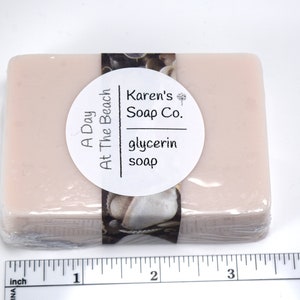 A Day at the Beach Soap Bar, Best Selling Glycerin Soap image 6