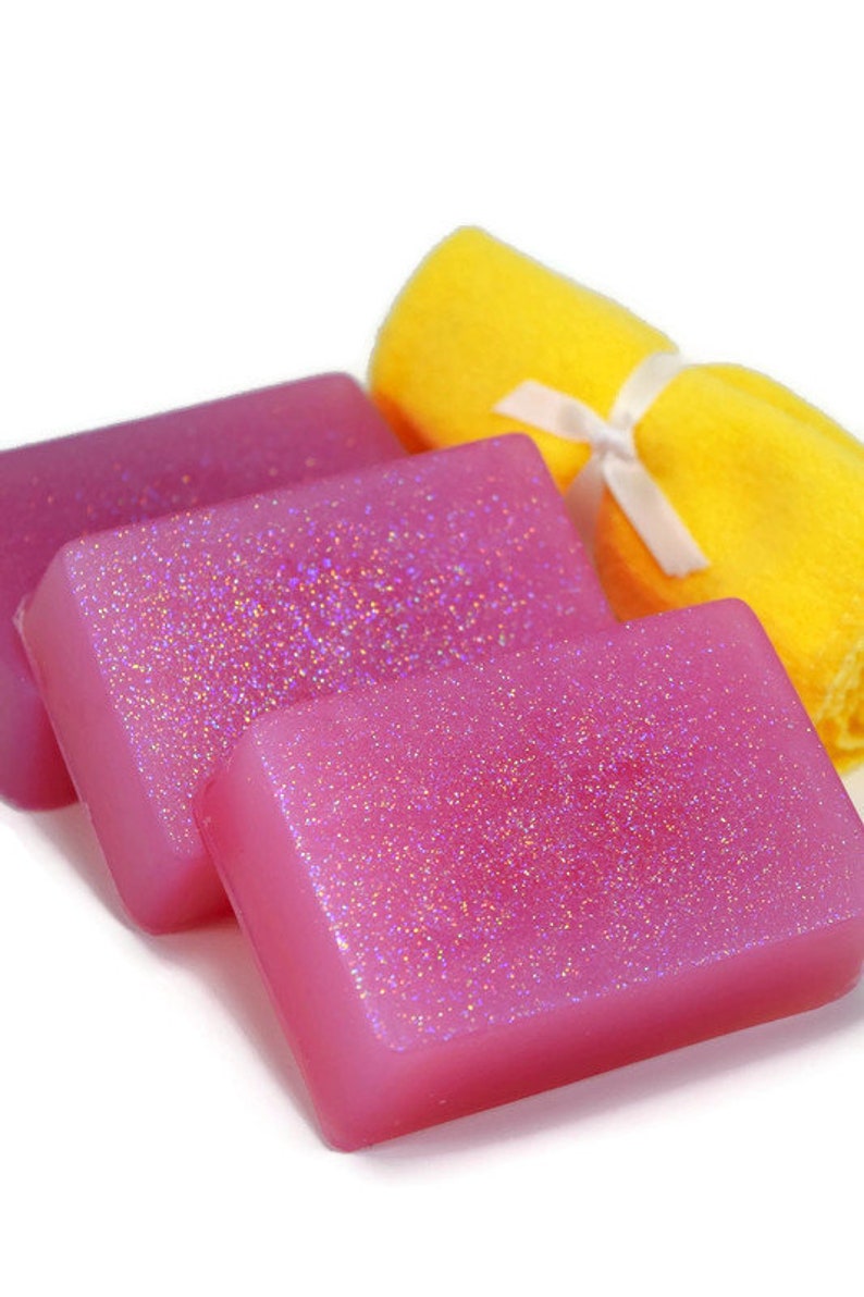 Unicorn Sparkle Soap Scented Glitter Soap Handmade Bar Soap Etsy