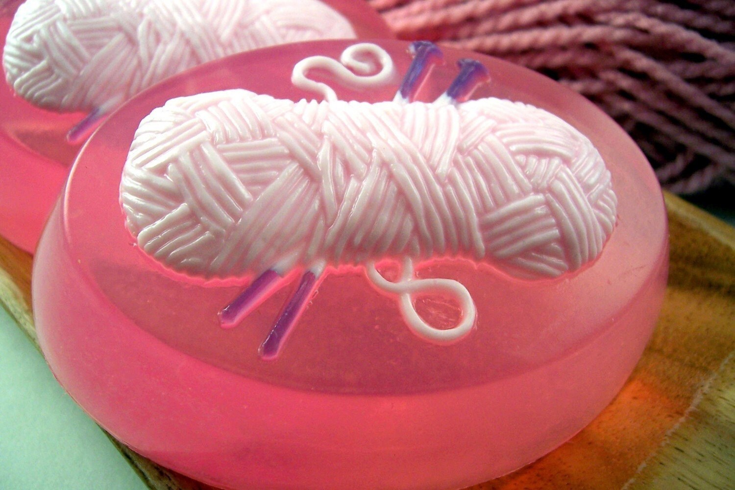 Knitters Soap, Gift for Knitter, Custom Color, Custom Scent