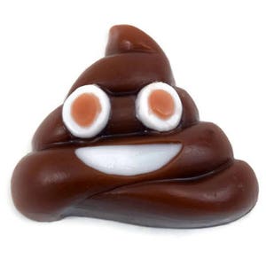 Smiling Poop Emoji Soap, Small Soap for Kids image 1