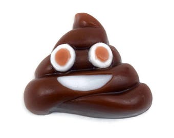 Smiling Poop Emoji Soap, Small Soap for Kids