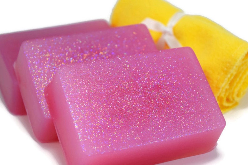 Unicorn Sparkle Soap Scented Glitter Soap Handmade Bar Soap Etsy