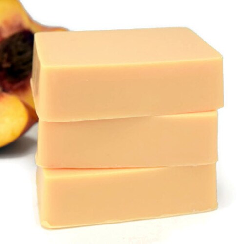 Peach Soap Bar Peach Glycerin Bar Soap Etsy