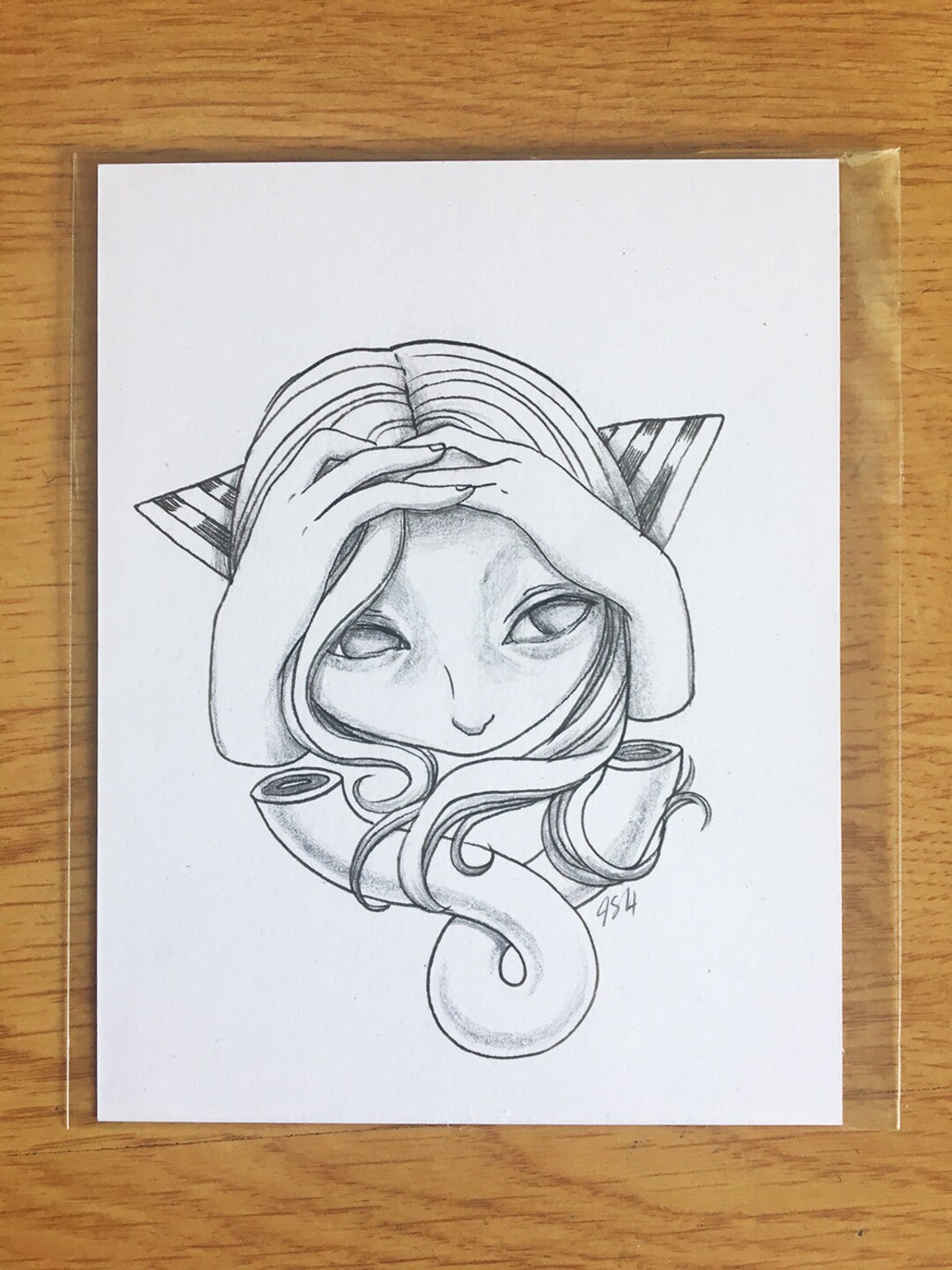 Mini Original Drawing Mini Original Drawing - Etsy
