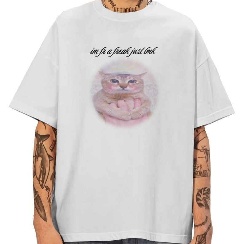 I'm fr a freak just lmk t-shirt, luh freakiest freaky gift for freak women and freak men, ready to wear to freak town, real, just lmk image 4