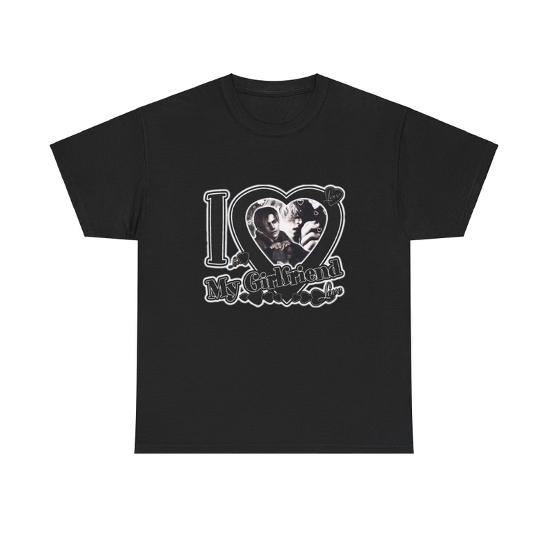 Leon Kennedy Vintage T-Shirt, I 3 My Gf, Babygirl, Resident Evil, Gift For Women and Men, Unisex T-Shirt zdjęcie 5