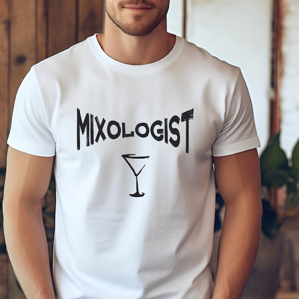 Mixologist T-Shirt Bartender Shirt Unisex Jersey Tee